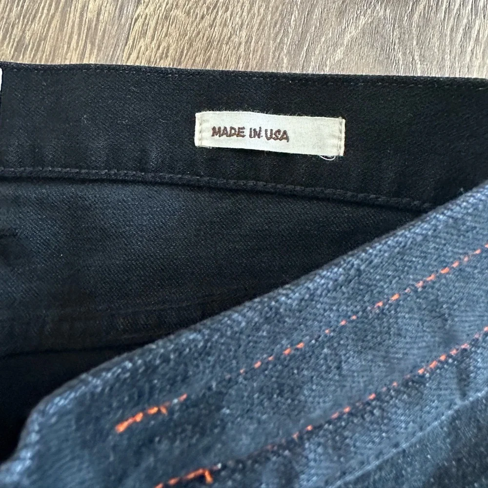 NEW hiroshi kato scissors slim tapered selvedge jeans cole wash black size 31